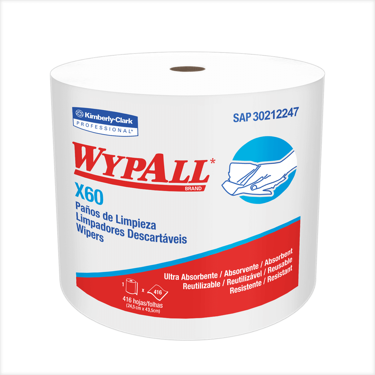 PL / WYPALL X60  DE 416 HOJAS