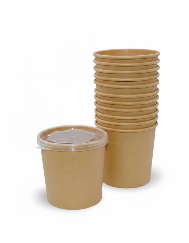 ENVASE DE SOPA DE CARTON / CAJA DE 600 UNIDADES