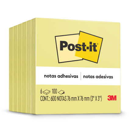 POST IT 3M TAMAÑO 3X3 100 HJS
