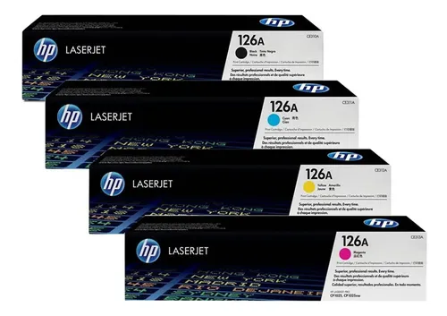 TONER 126A HP - NEGRO - MAGENTA- YELLOW- CYAN
