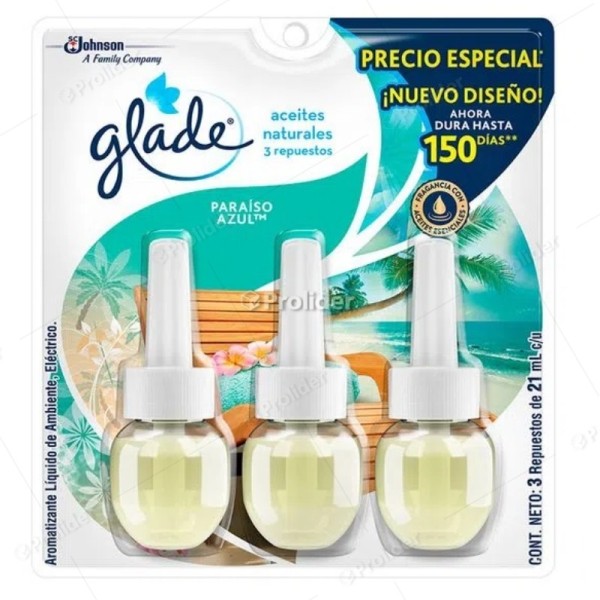 GLADE REPUESTO DE 3 UNIDADES