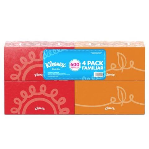 Kleenex Pañuelos Desechables 4 Unidades / 150 Hojas