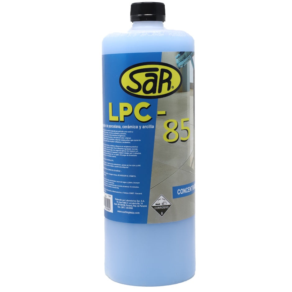 Limpiador Concentrado para Cerámica y Porcelana LPC-85