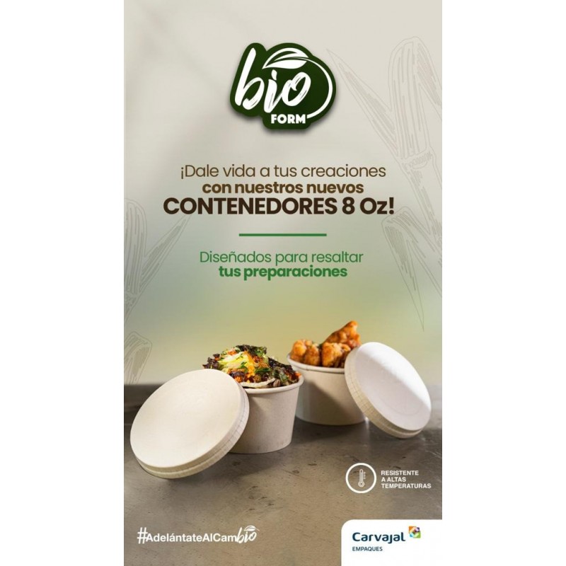 BIOFORM DE CAÑA 8OZ PRICESMART