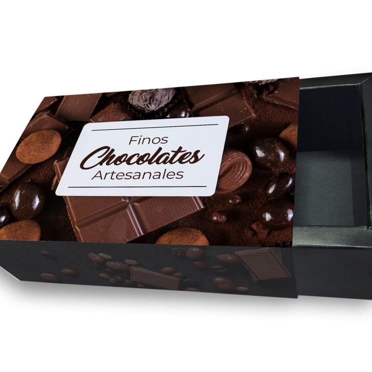 Caja de Chocolate en Sobres