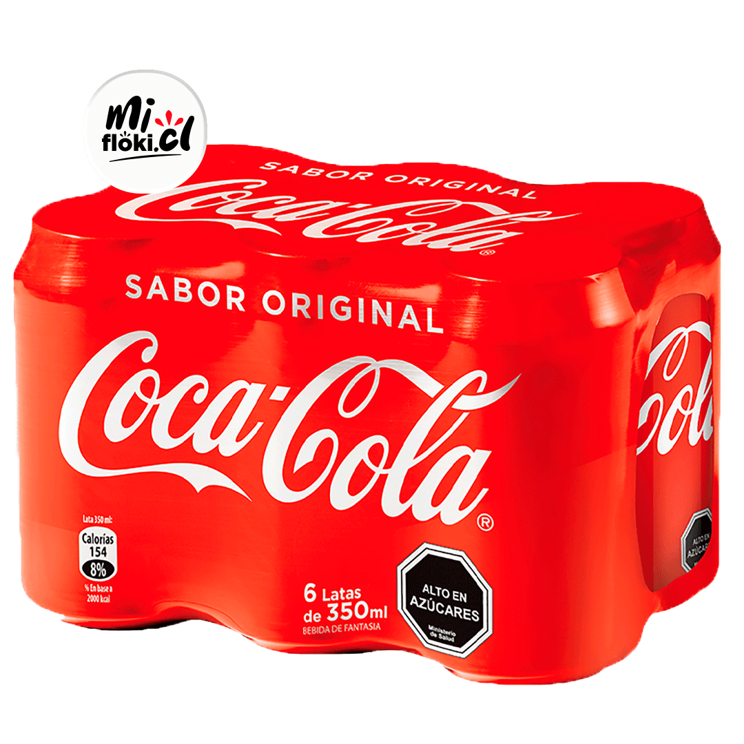 six pack coca cola regular
