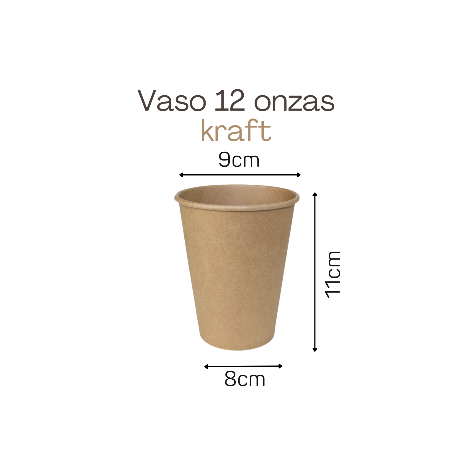 VASOS DE CARTON DE 12 OZ