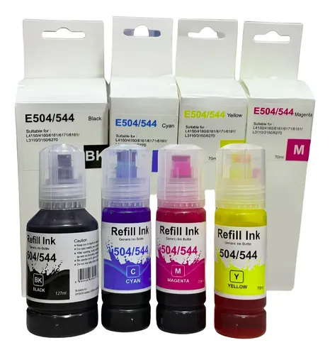 Botella de Tinta EPSON - L3210 - NEGRA - CYAN - MAGENTA - YELLOW