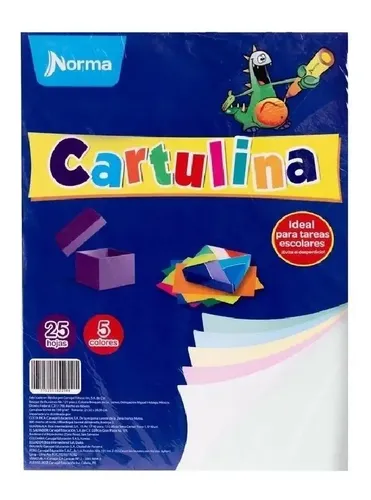 Cartulina Tamaño carta (25 Unidades)