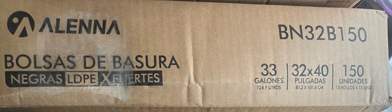 TC BOLSAS 32X40 NEGRA EXTRA FUERTE