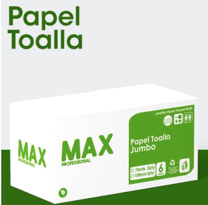 PAPEL TOALLA MAX 6 x 150. Mts