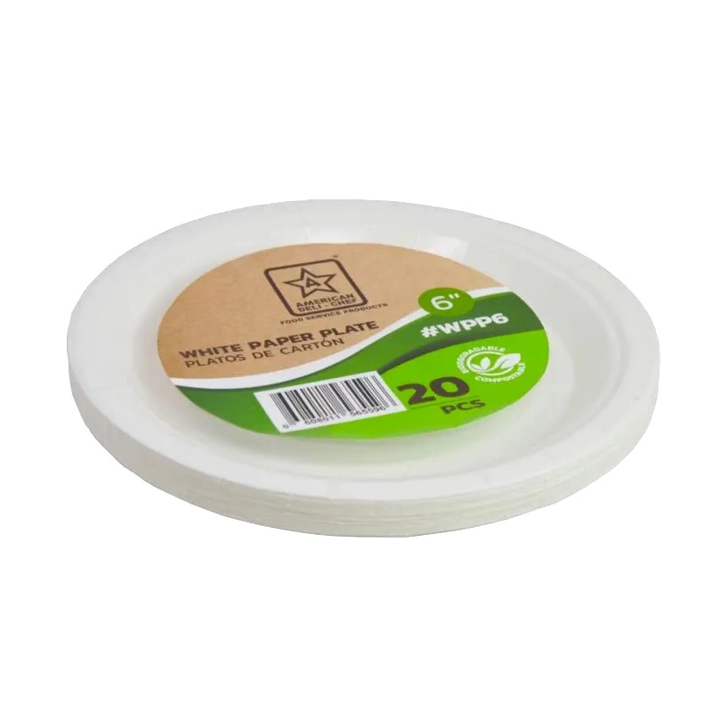 Plato Biodegradable 6"