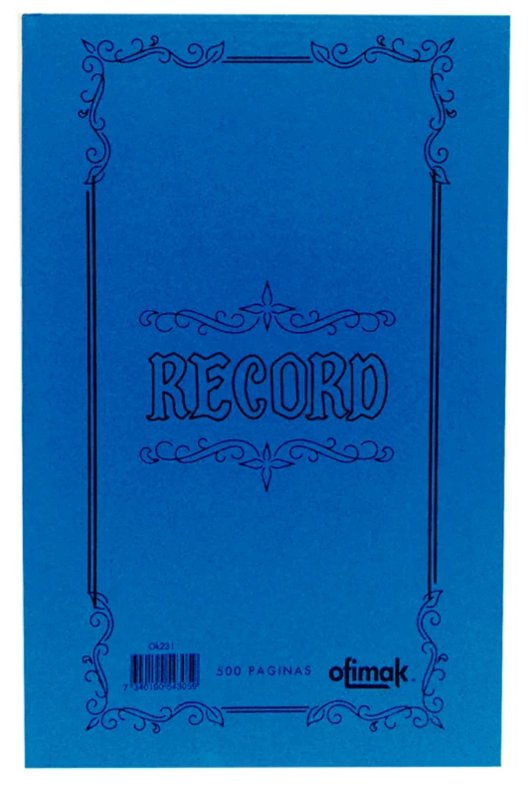 Libro Record de 500 Páginas Ofimak [P-766]
