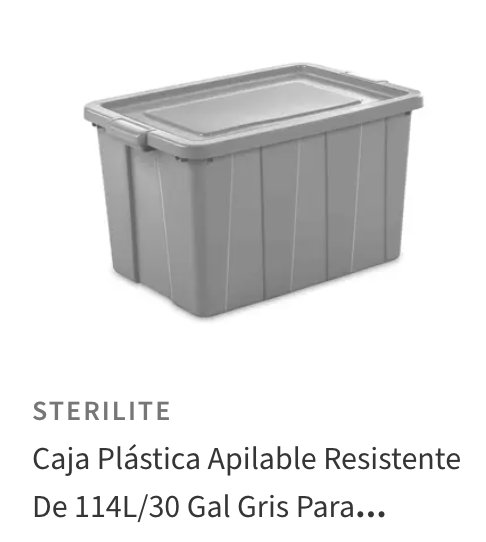 Caja Plastica de 30Gl  [P-767]
