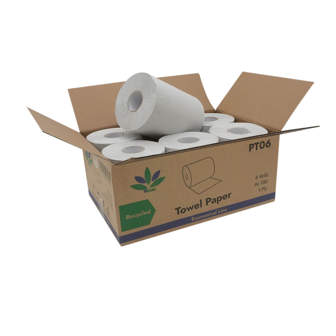 MT / PAPEL TOALLA 12 ROLLOS - 150 MTS /